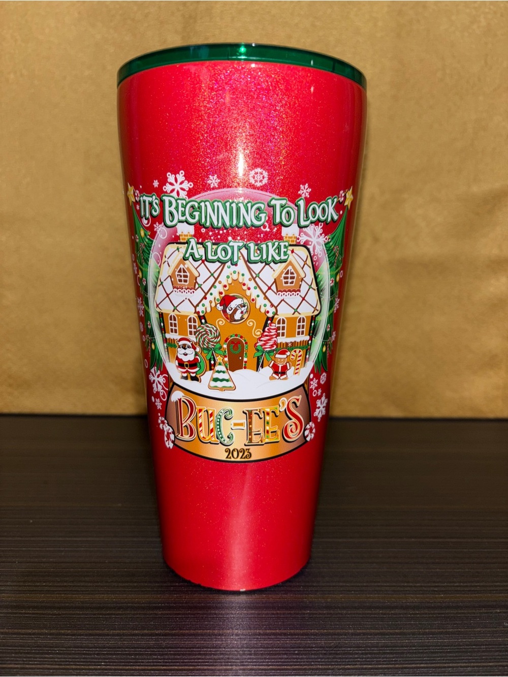 Buc-ee's 2023 Red Holiday Christmas Tumbler 32 ounce